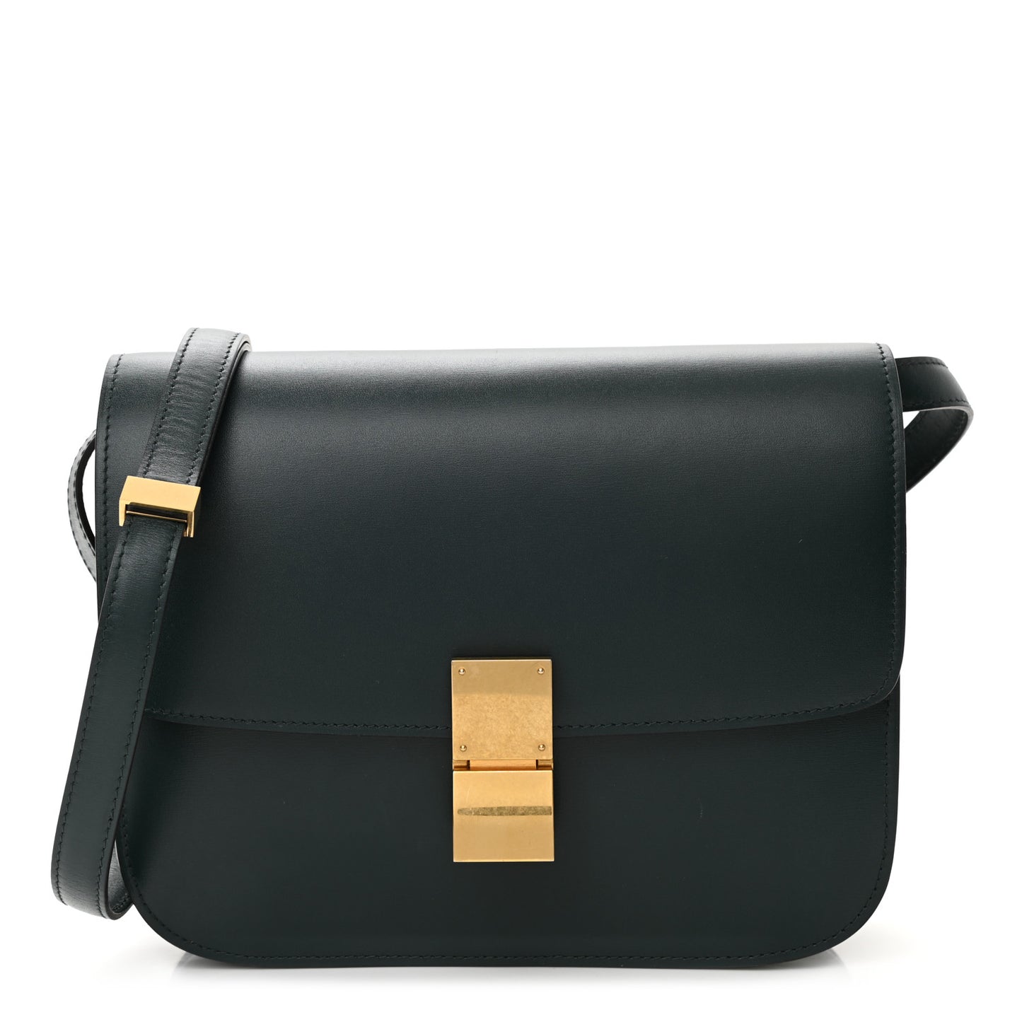 Box Calfskin Medium Classic Box Flap Bag Amazone