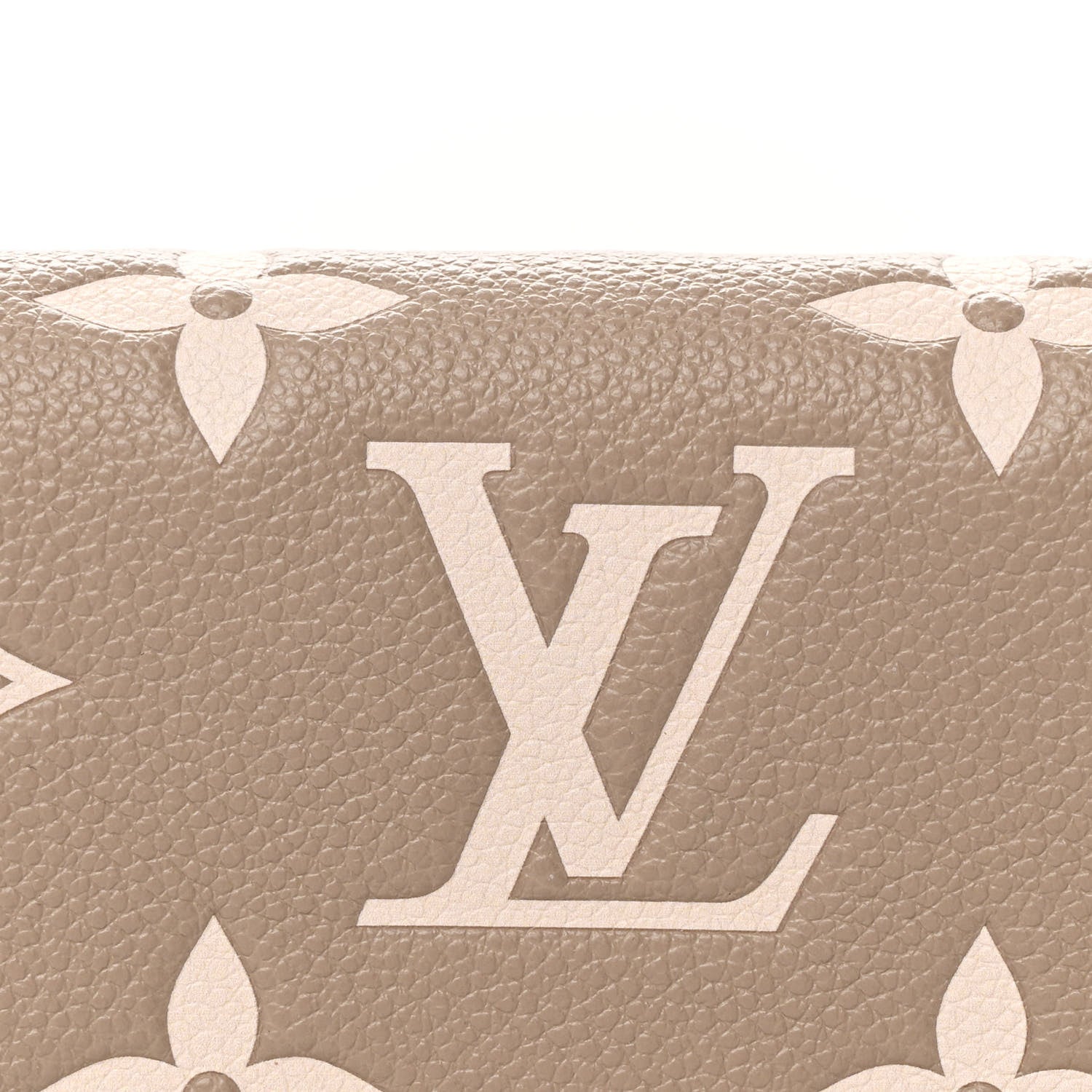 Louis Vuitton Empreinte Monogram Giant Felicie Pochette Tourterelle Creme 10 of 12