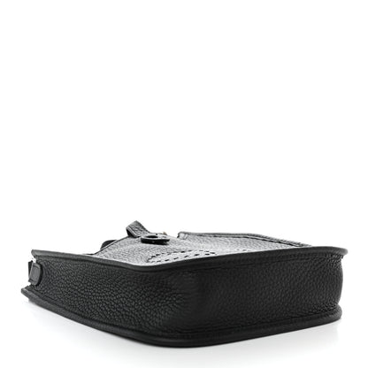 Hermes Taurillon Clemence Evelyne TPM Black 4 of 11