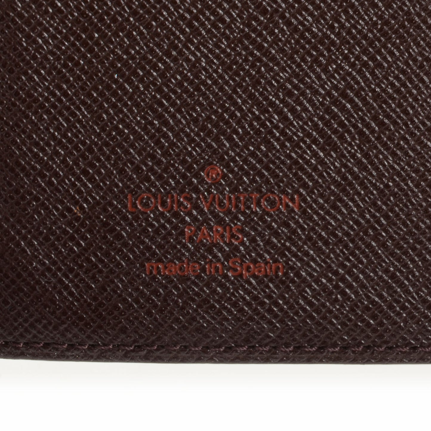 Damier Ebene Small Ring Agenda
