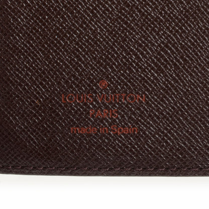 Louis Vuitton Damier Ebene Small Ring Agenda 6 of 7