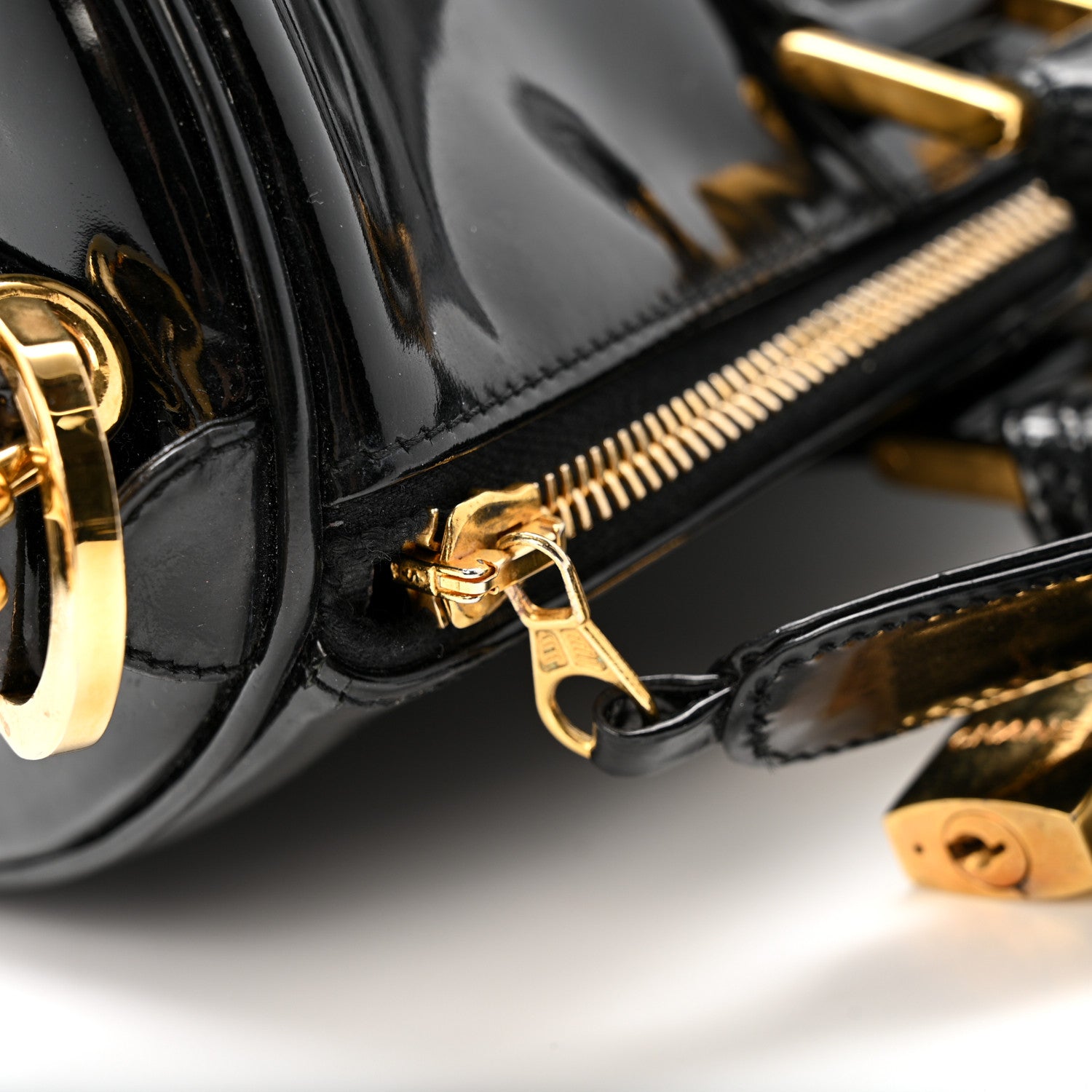 Chanel Patent Timeless CC Duffel Bag Black 13 of 15
