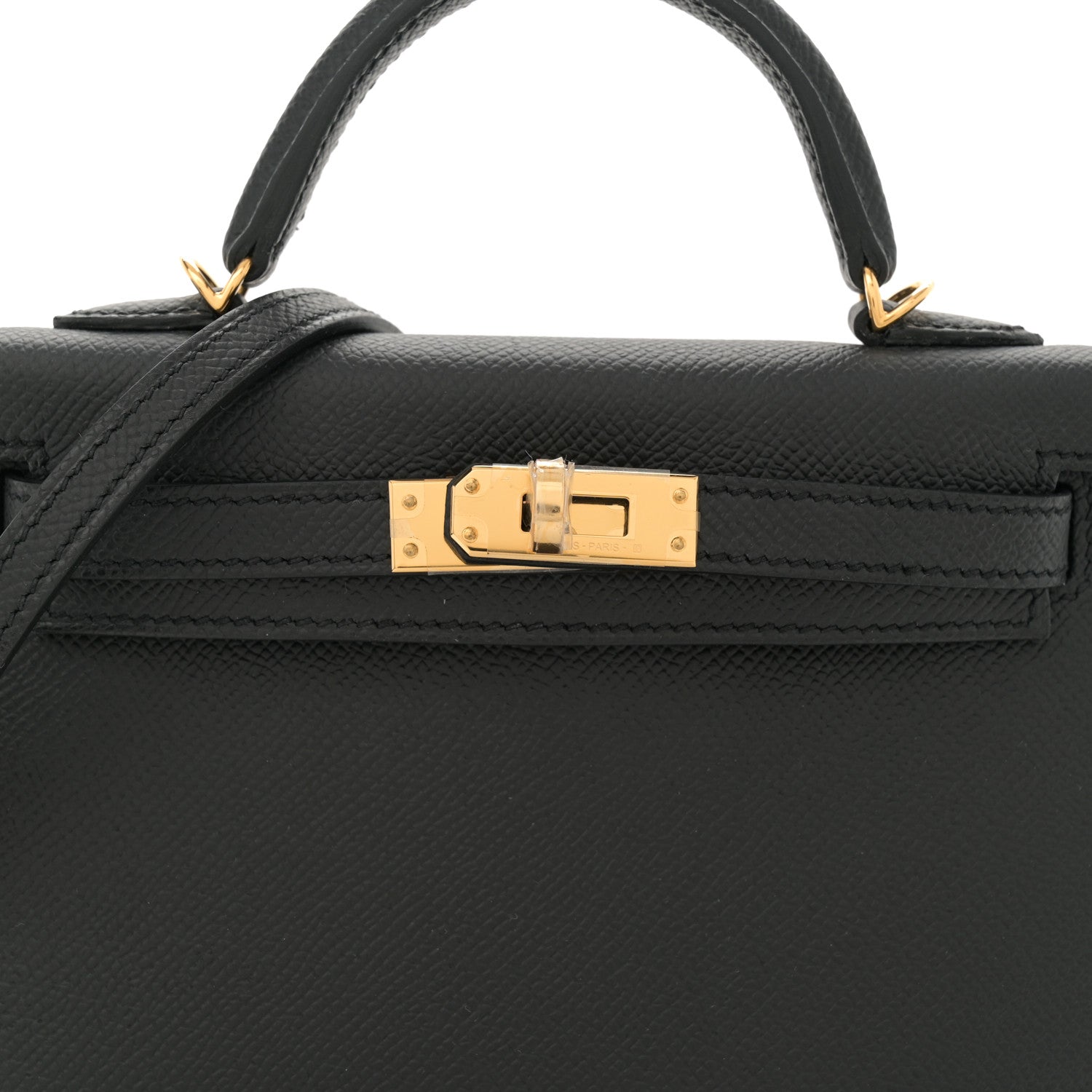 Hermes Epsom Mini Kelly Sellier 20 Black 8 of 11