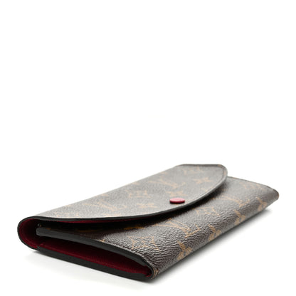 Louis Vuitton Monogram Emilie Wallet Fuchsia 4 of 7