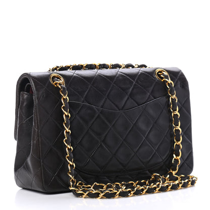Chanel Lambskin Quilted Small Double Flap Black 2 of 4