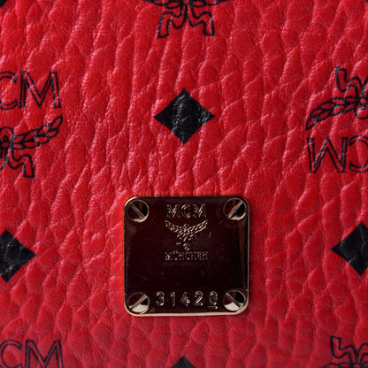 MCM Visetos Mini Camera Crossbody Bag Red 5 of 5