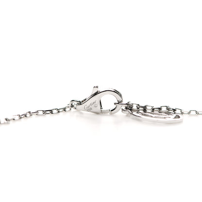 Cartier 18K White Gold Diamond LM D'Amour Pendant Necklace 4 of 5