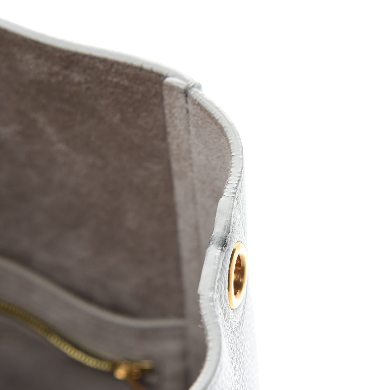 Celine Soft Grained Calfskin Small Sangle Bucket Bag White 9 of 12