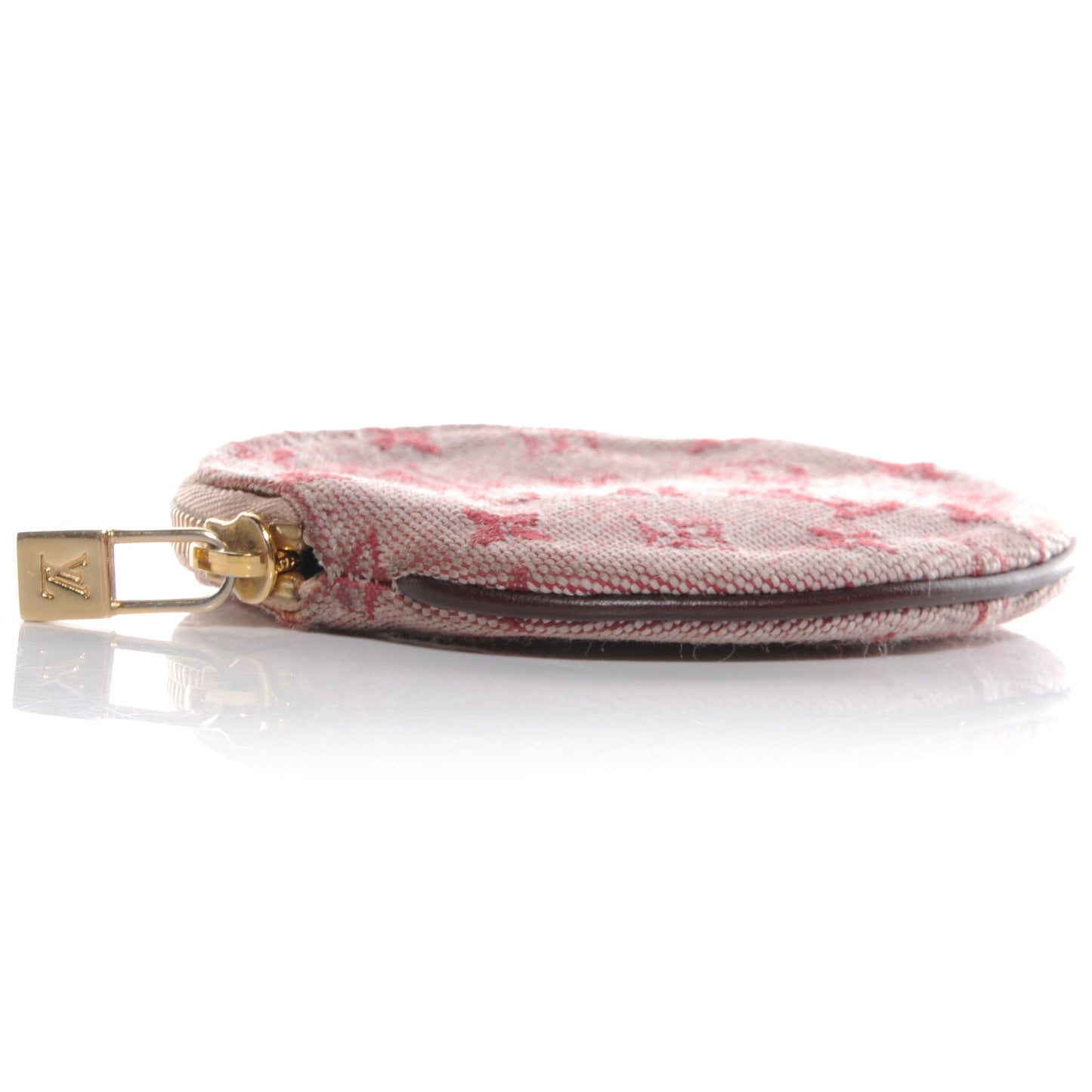 Mini Monogram Round Coin Purse Cherry