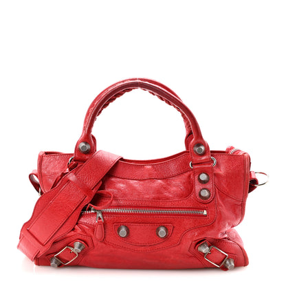 Balenciaga Agneau Giant 21 Silver Hardware City Rouge Coquelicot 1 of 10