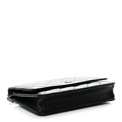 Chanel Caviar Quilted Wallet on Chain WOC Black 4 of 13