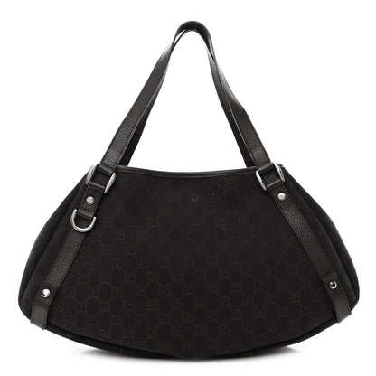 Gucci Monogram Medium Abbey Shoulder Bag Chocolate 1 of 12
