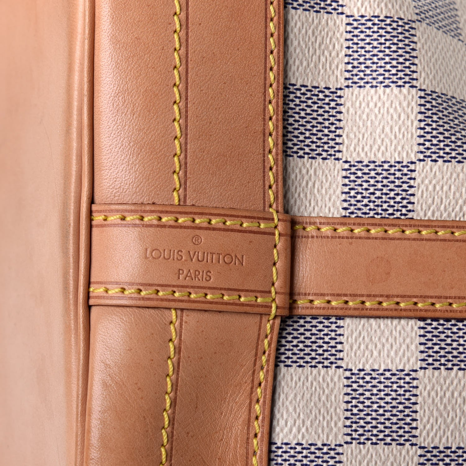 Louis Vuitton Damier Azur Noe 6 of 8