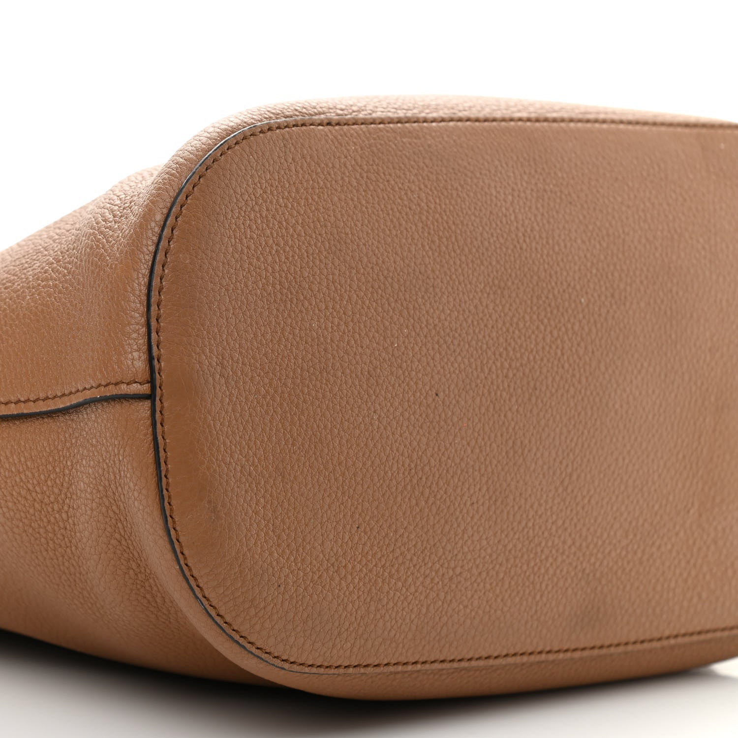 Prada Vitello Phenix Embossed Logo Shoulder Bag Brown 8 of 10