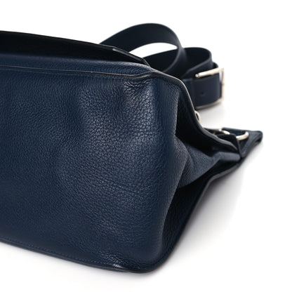 Hermes Taurillon Clemence Jypsiere 34 Bleu de Prusse 10 of 10