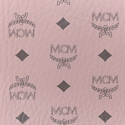 MCM Visetos Medium Stark Wristlet Pouch Soft Pink 9 of 9