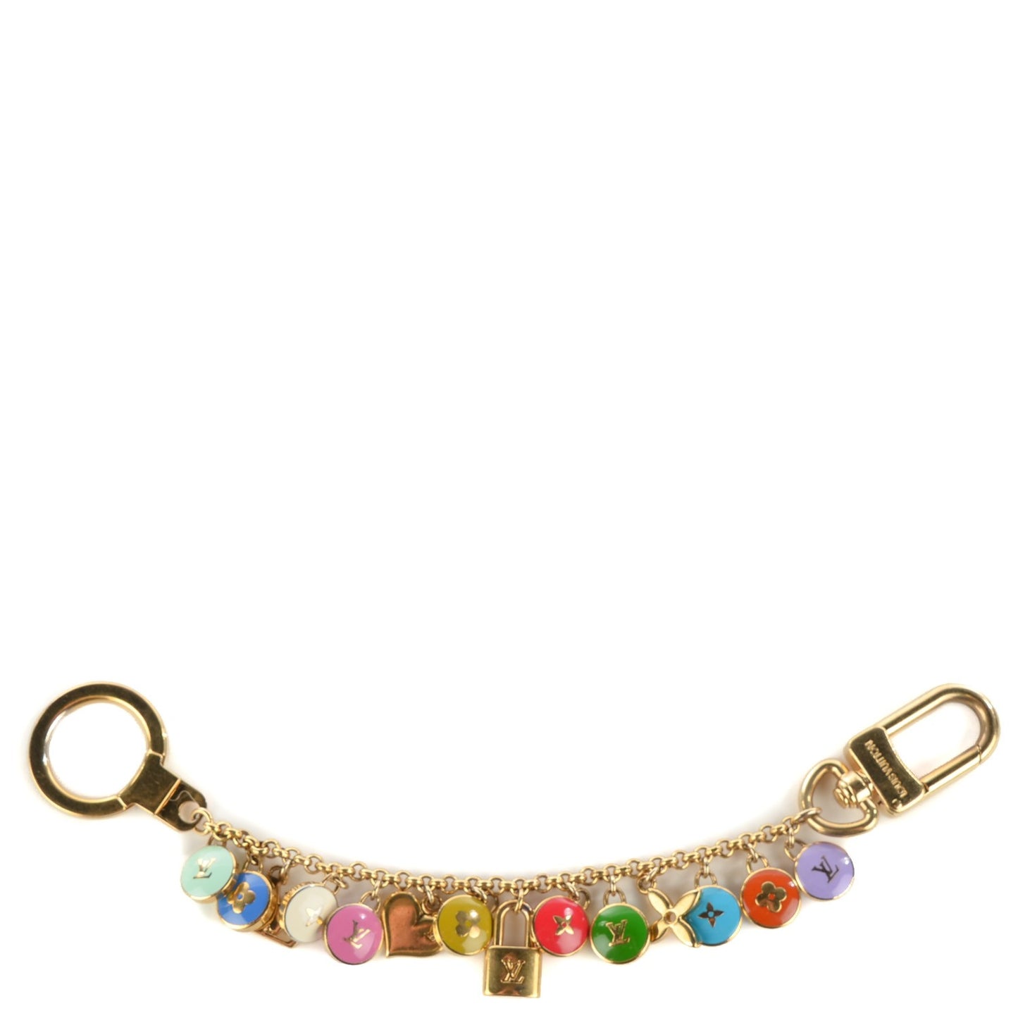 Pastilles Key Chain Bag Charm Multicolor