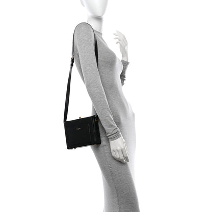 Saint Laurent Lambskin Quilted Mini Square Crossbody Black 2 of 10