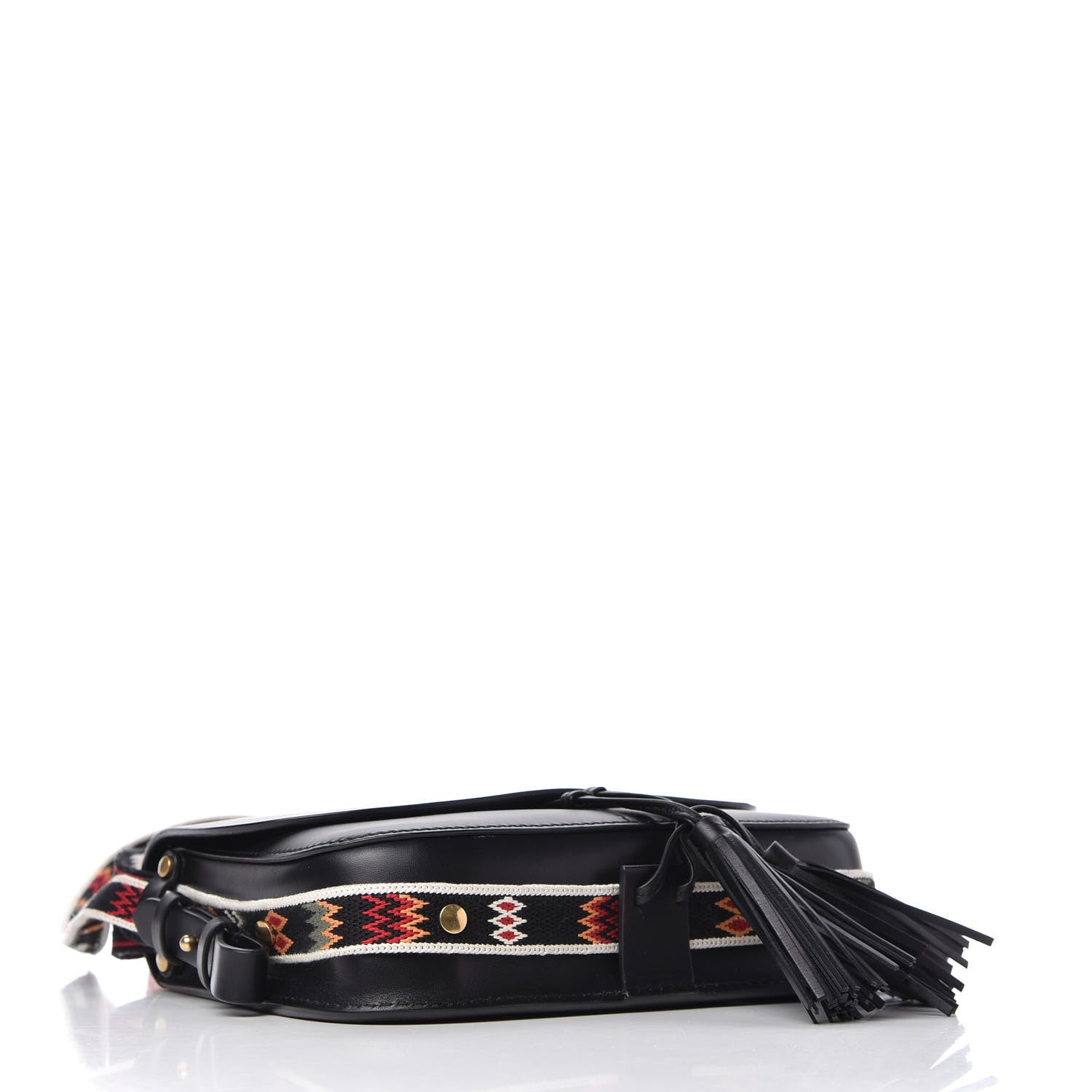 Christian Dior Calfskin Diorodeo Flap Bag Black 4 of 9
