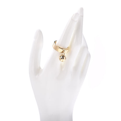 Tiffany 18K Yellow Gold Dangle Ball Ring 57 8 2 of 5