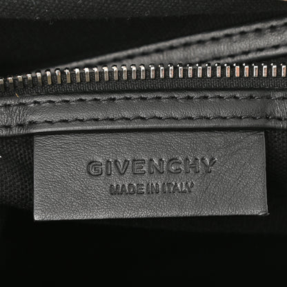 Givenchy Waxed Calfskin Small Nightingale Logo Strap Black 7 of 9