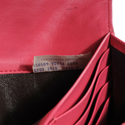 Bottega Veneta Nappa Intrecciato Continental Wallet Fuchsia 9 of 9