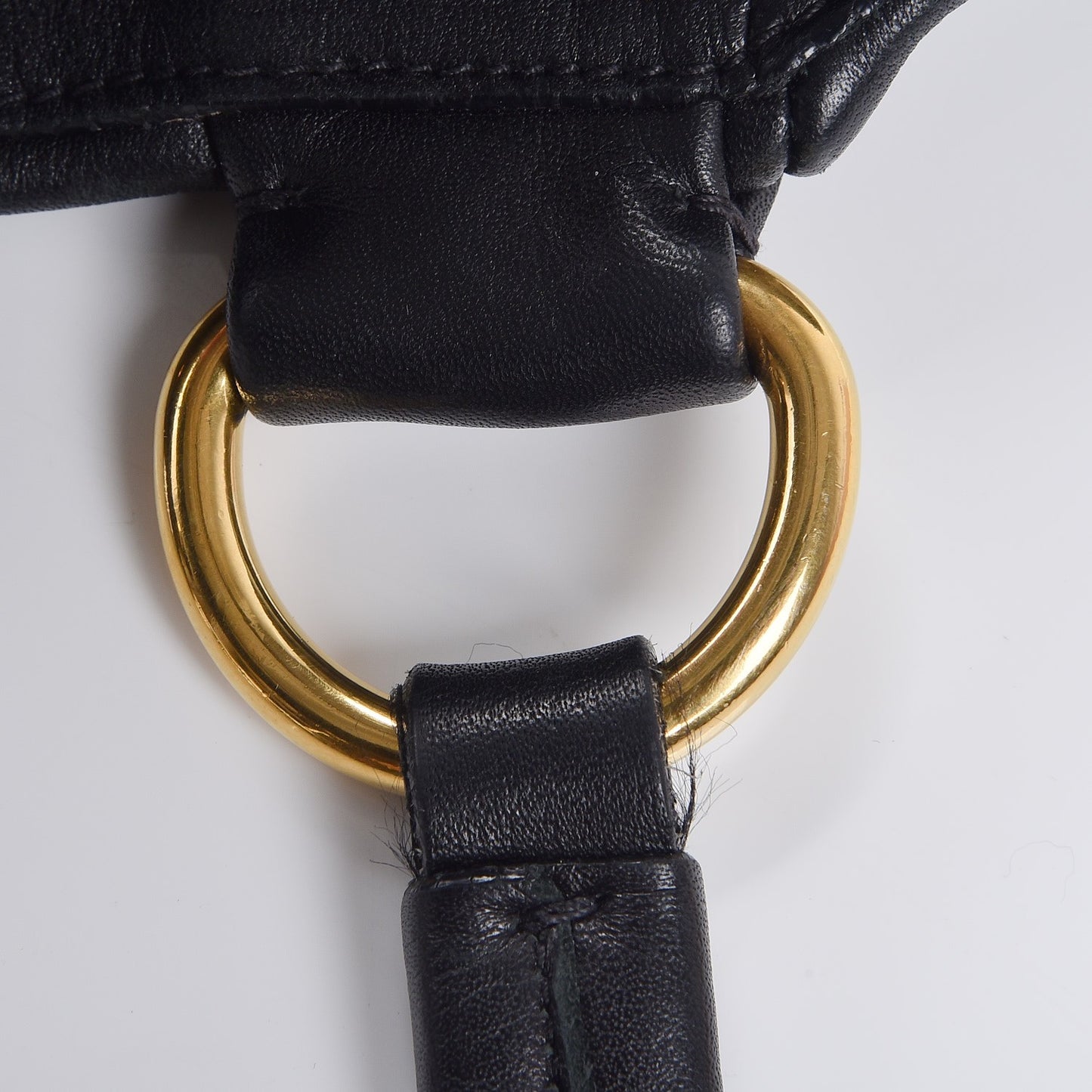 Soft Calf Shoulder Bag Nero Black