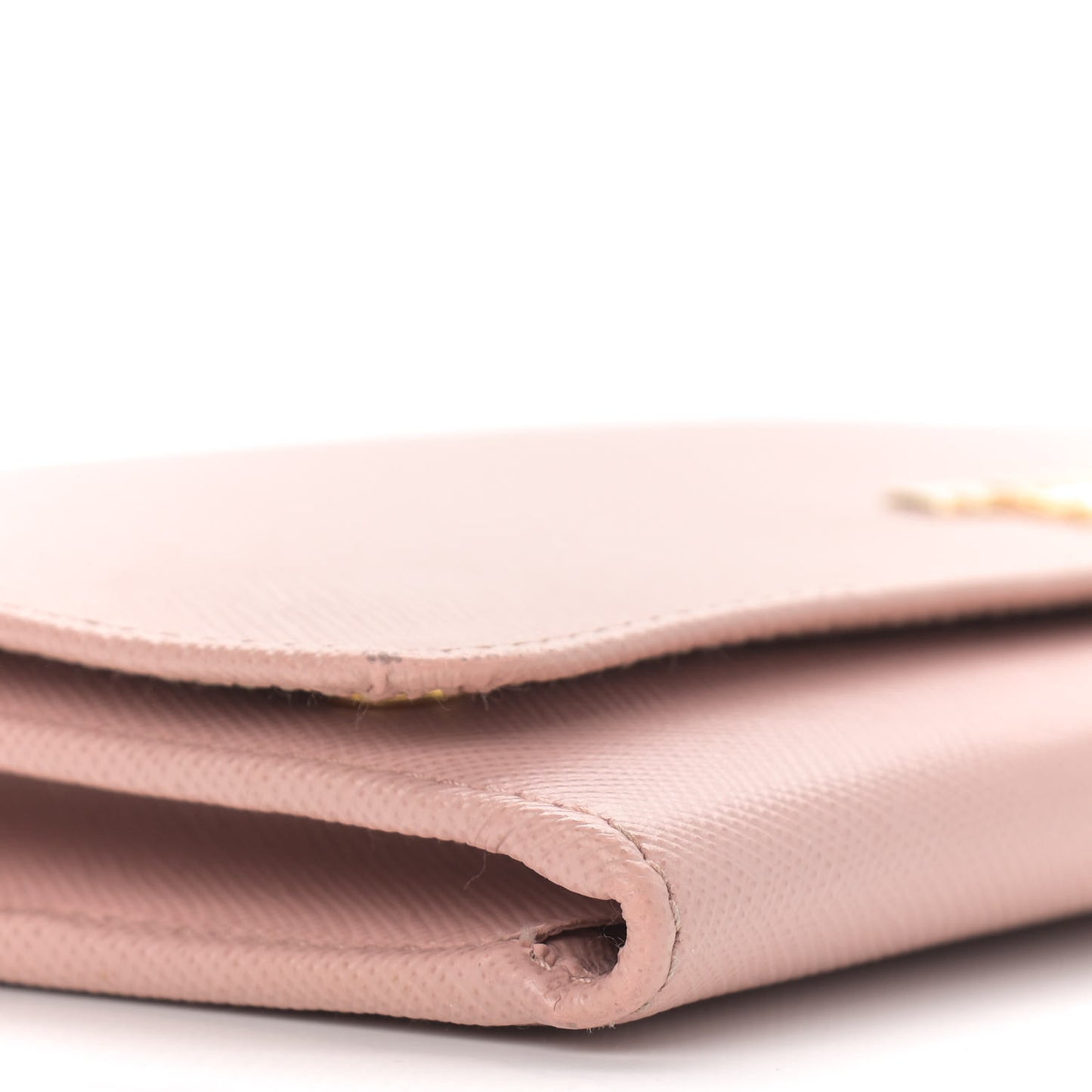 Saffiano Metal Oro Chain Wallet Orchidea