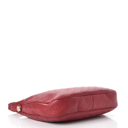 Gucci Guccissima Small Charmy Hobo Red 4 of 9