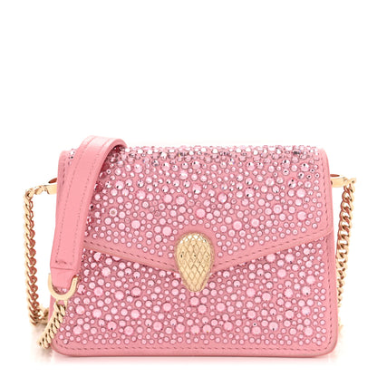 Bulgari Crystal Serpenti Forever Crossbody Pink 1 of 9