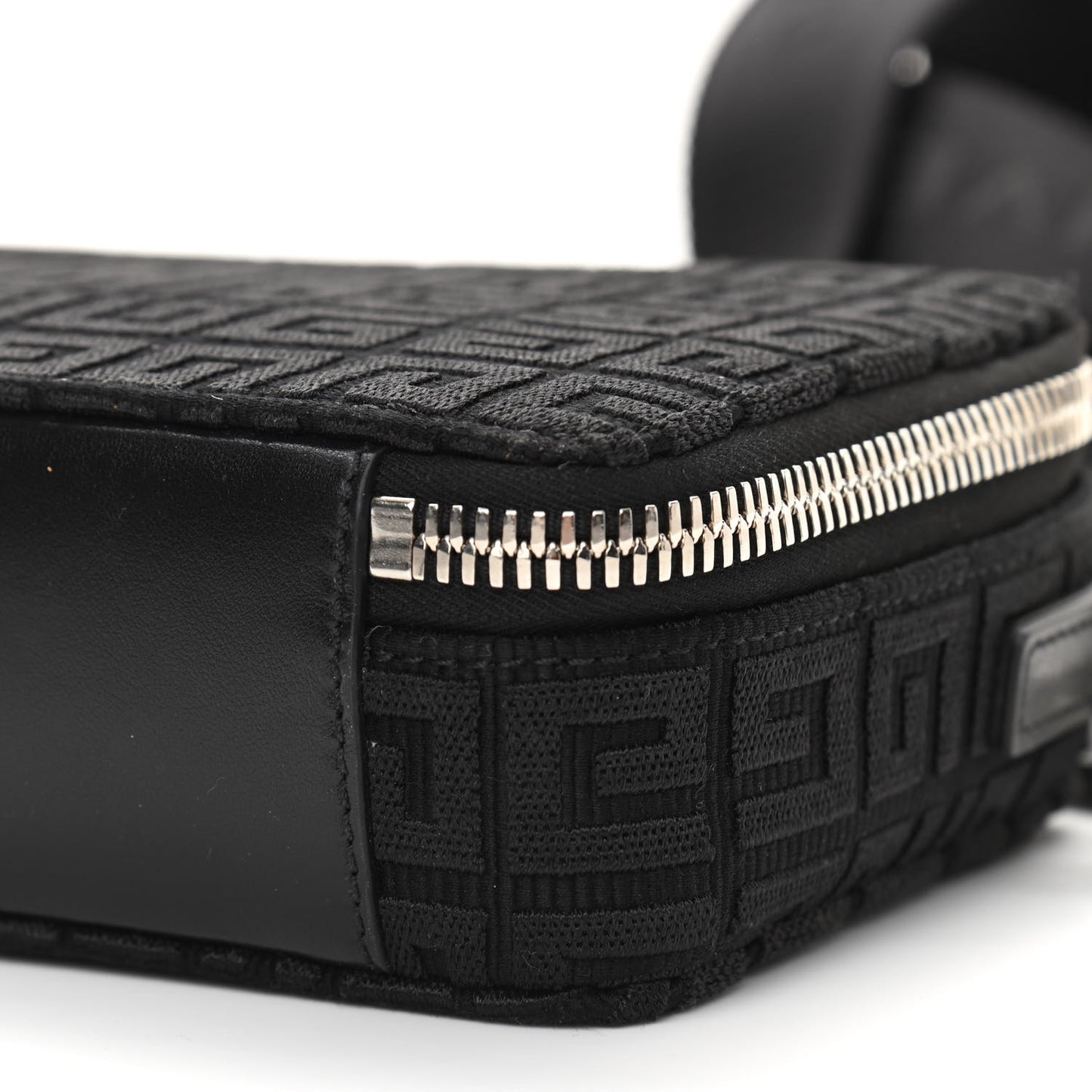 Canvas Embroidered Antigona U 4G Camera Bag Black