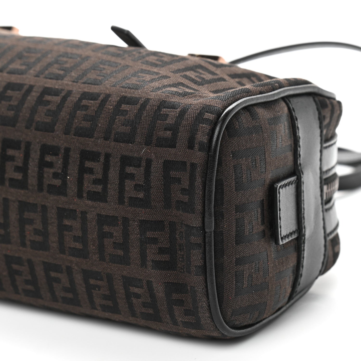 Fendi Zucchino Small Buckle Tote Brown 9 of 9