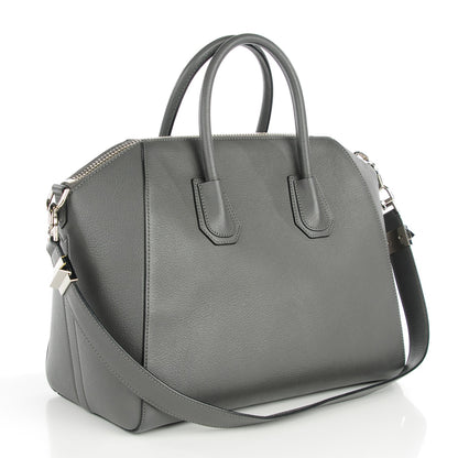 Givenchy Sugar Goatskin Medium Antigona Dark Grey 3 of 7