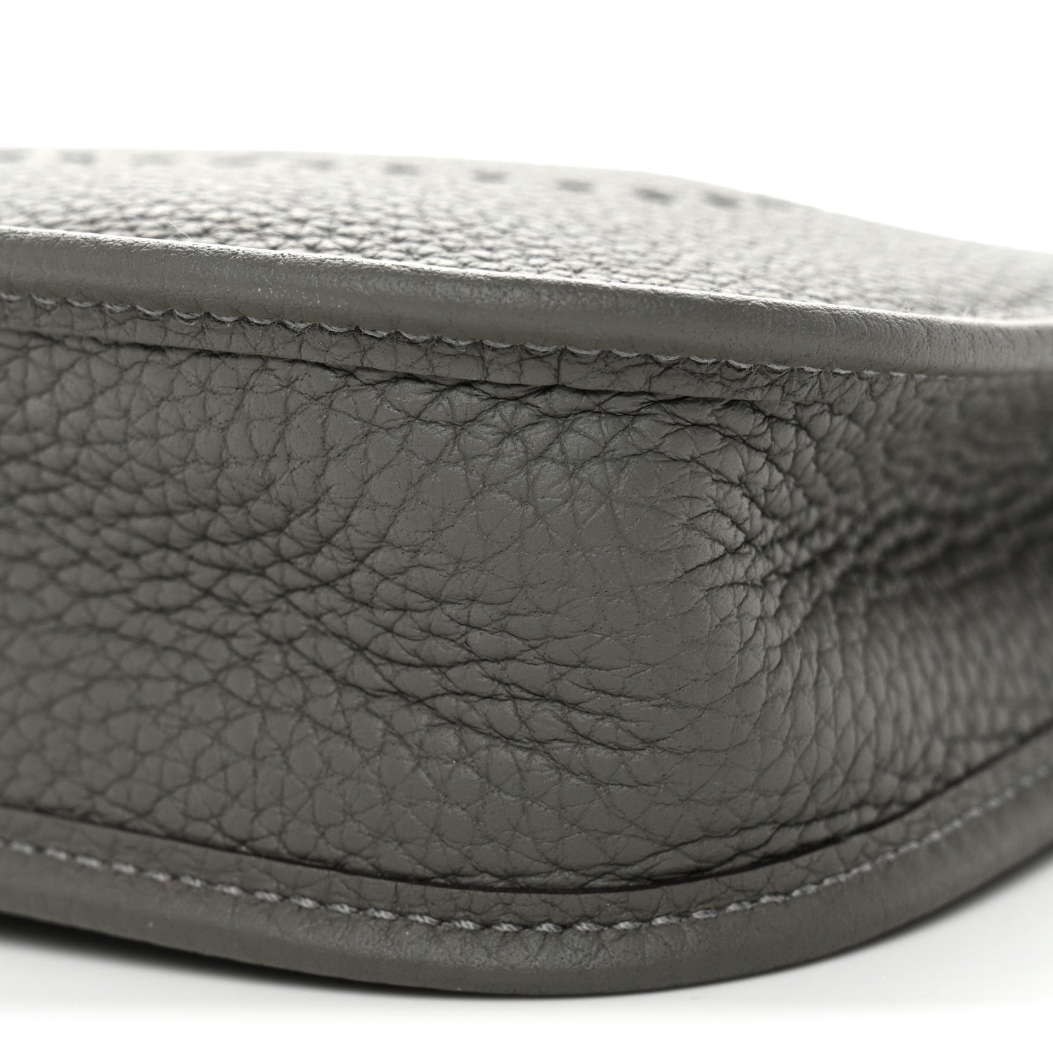 Hermes Taurillon Clemence Evelyne TPM Gris Meyer 10 of 10