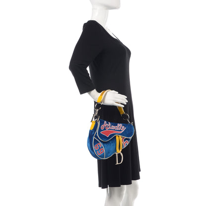 Christian Dior Velour Adiorable 69 Saddle Bag 2 of 14