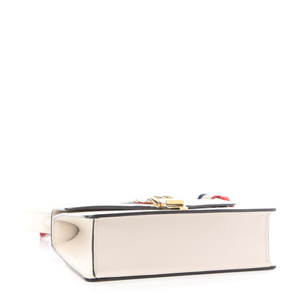 Gucci Calfskin Small Sylvie Shoulder Bag Off White 5 of 10
