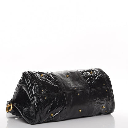 Chloe Patent Lambskin Medium Paddington Satchel Black 4 of 7