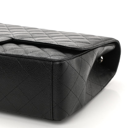 Chanel Caviar Quilted Maxi Single Flap Black 11 of 11