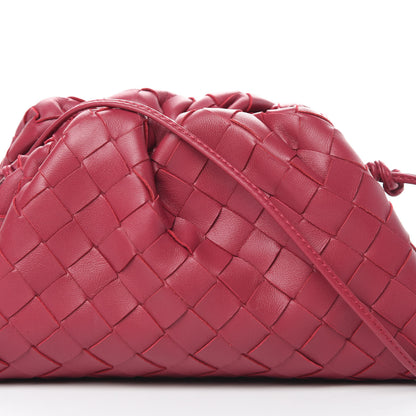 Bottega Veneta Nappa Intrecciato The Mini Pouch Amaranto 8 of 10