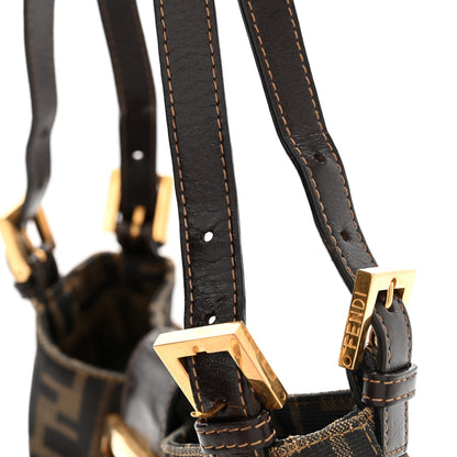 Fendi Zucca Shoulder Bag Tobacco 10 of 11