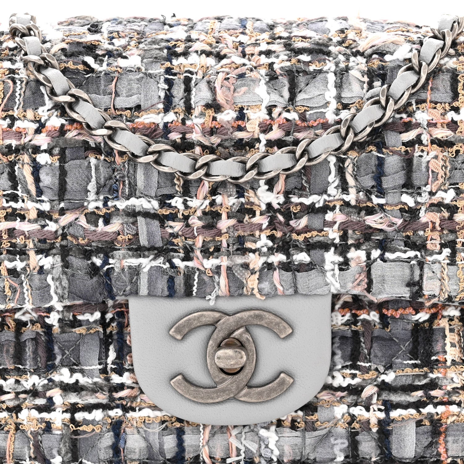 Chanel Quilted Mini River of Pearls Flap Bag 8 of 11