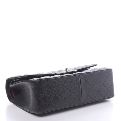 Chanel Caviar Quilted Jumbo Double Flap Black 4 of 13