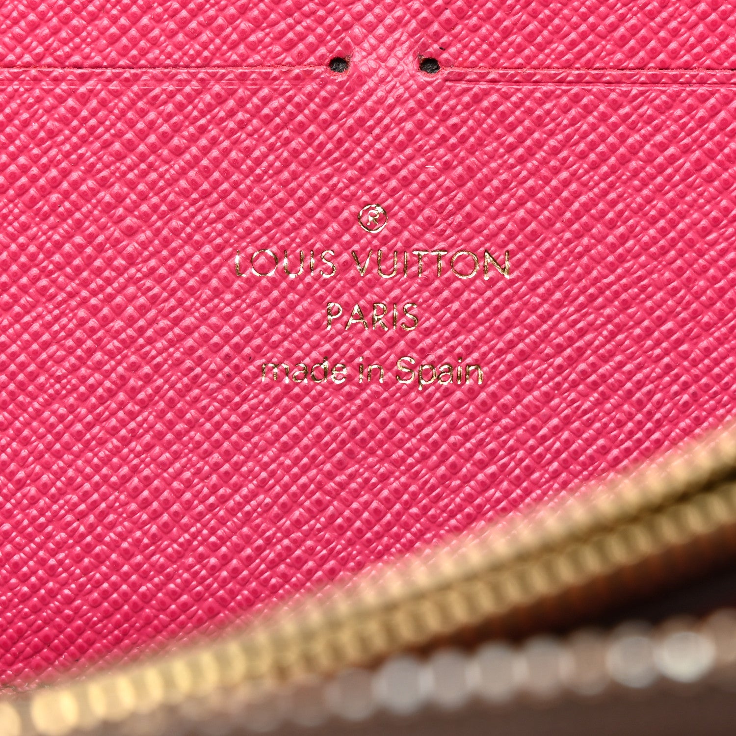 Louis Vuitton Monogram Clemence Wallet Fuchsia 6 of 7