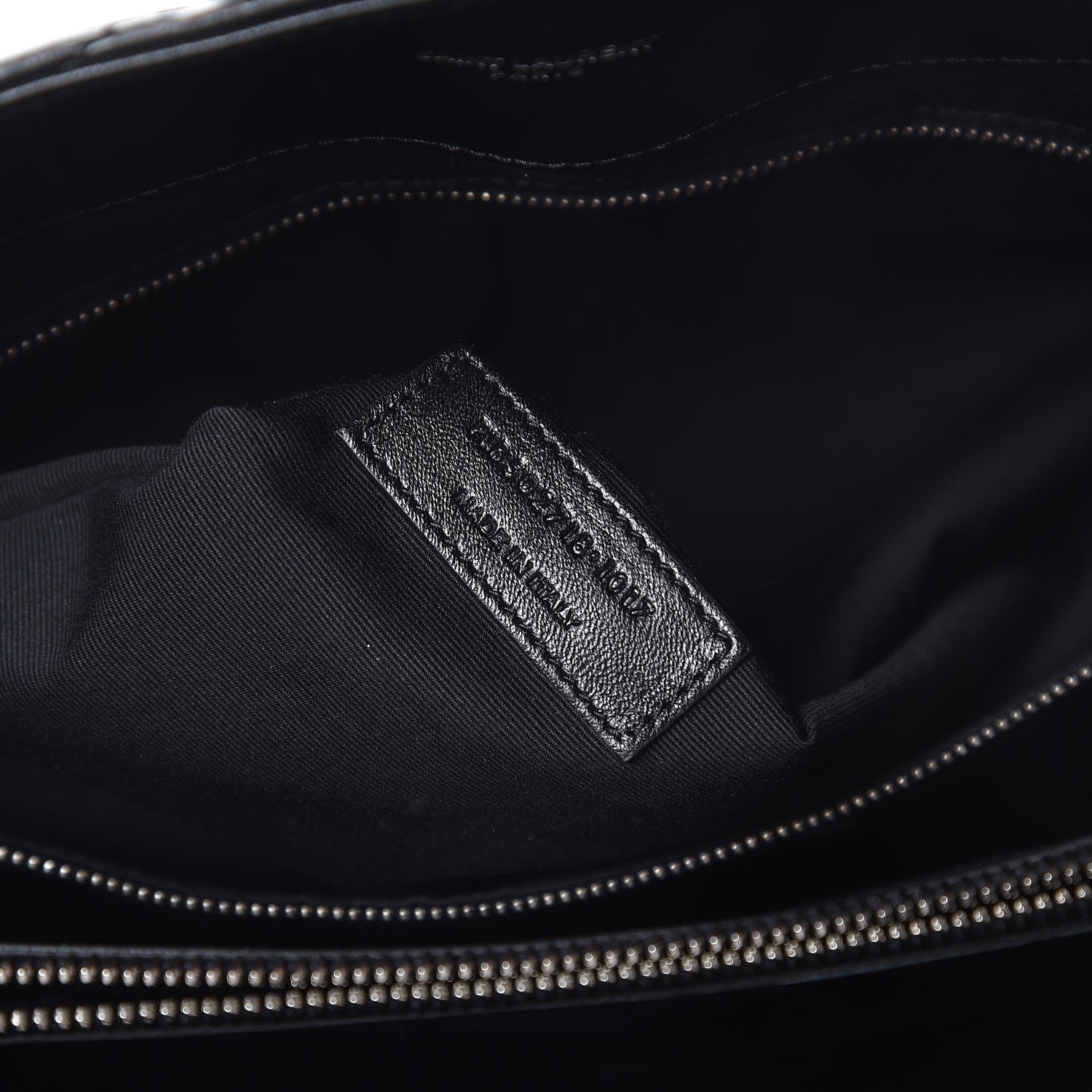Saint Laurent Calfskin Y Quilted Monogram Large Loulou Shopper Black 7 of 8