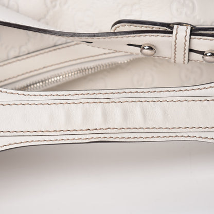 Gucci Guccissima Large Icon Bit Hobo Off White 14 of 16