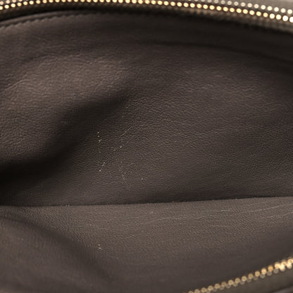 Saint Laurent Grained Lambskin Quilted Mini Becky Double Zip Bag Taupe 14 of 14