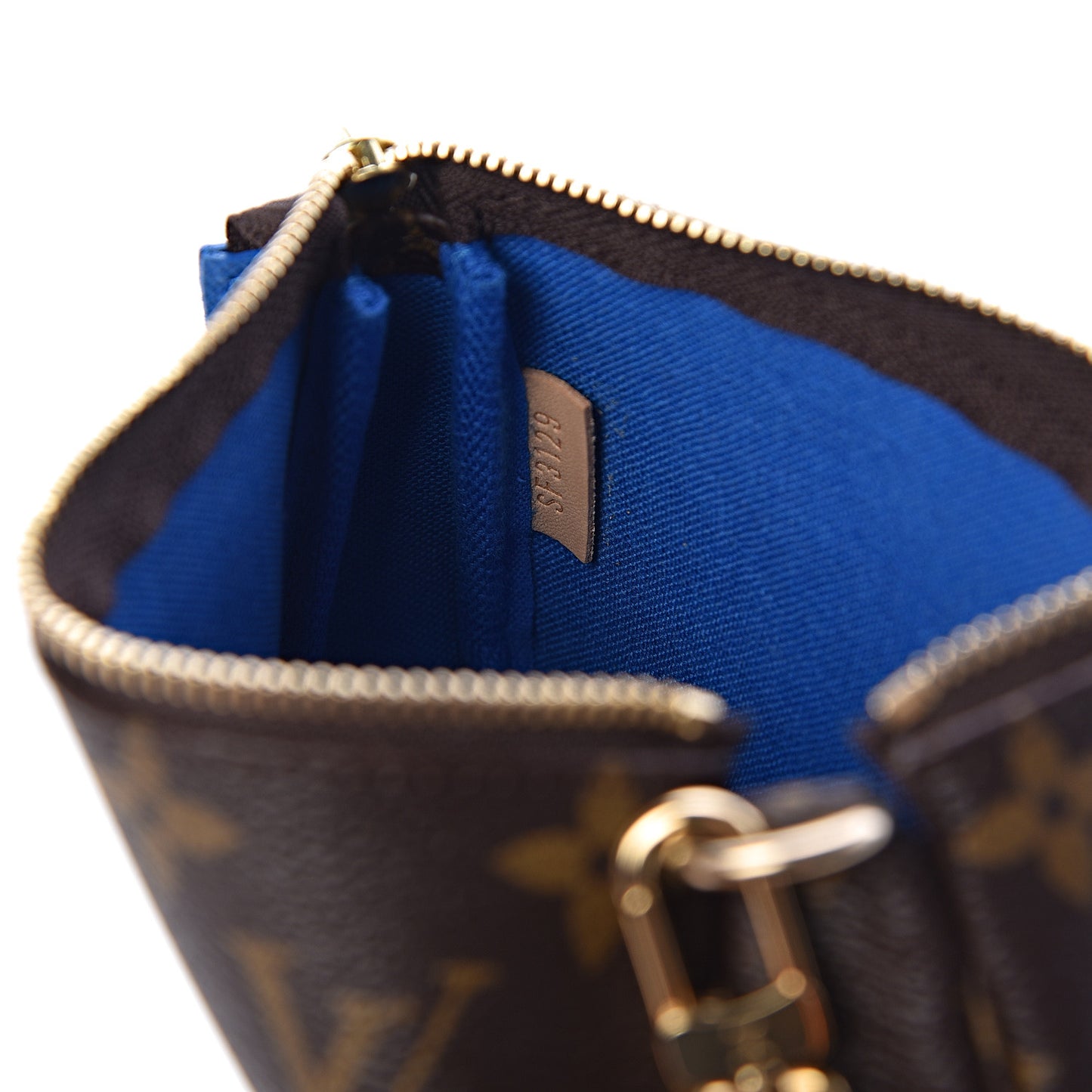 Monogram 2019 Christmas Animation Mini Venice Pochette Accessories Blue