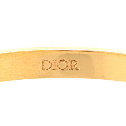 Christian Dior Metal Crystal Lucky Locket Star Bracelet Gold 4 of 4