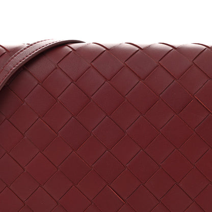 Bottega Veneta Nappa Intrecciato Flap Bag Burgundy 8 of 14