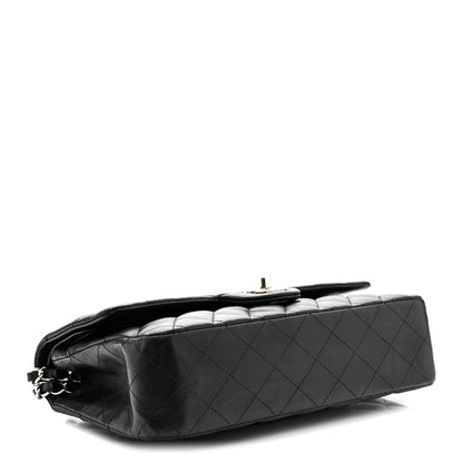 Chanel Lambskin Quilted Medium Double Flap Black 4 of 13